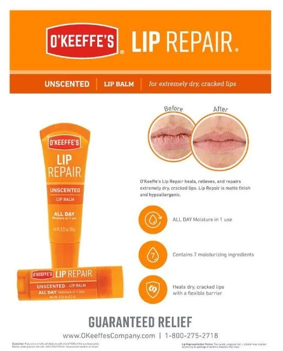 O'Keeffe's Lip Repair